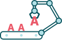 pictogram robotarm