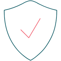 Security shield illustration