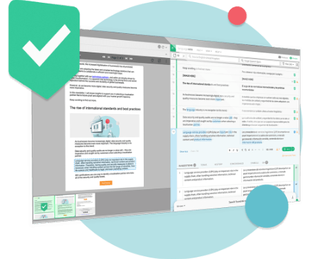 Smart Editor-interface met grafische elementen