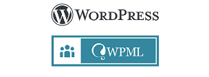 Logotipo de integración de WordPress